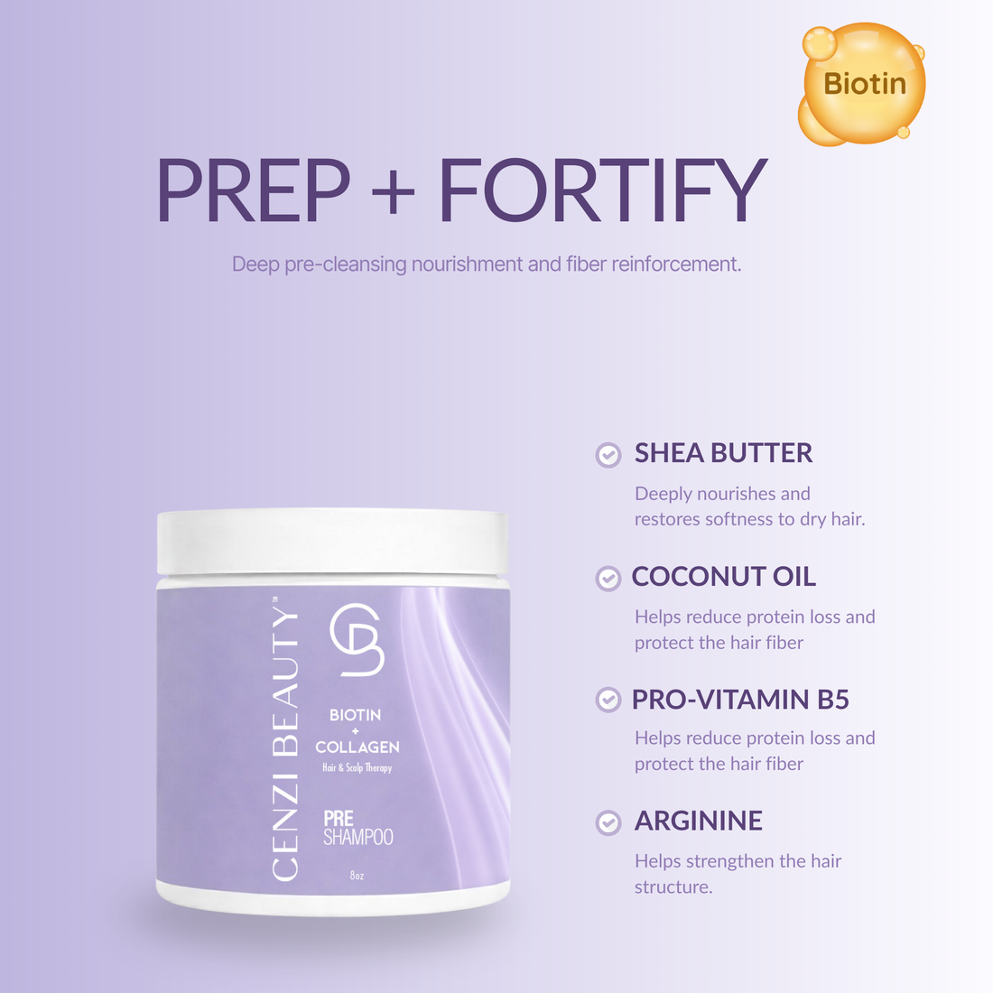 Biotin + Collagen Pre-Shampoo Treatment